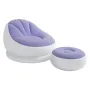 Poltrona com Apoio para Pés Insuflável Intex Roxo 75850