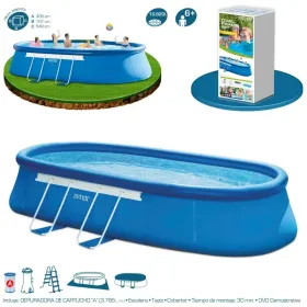Piscina Intex Oval Frame 549x305x107 cm Conjunto Completo 54932