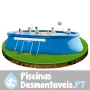 Piscina Intex Oval Frame 549x305x107 cm Conjunto Completo 54932