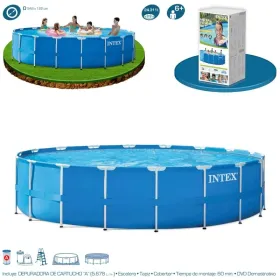 Piscina Intex Metal Frame 549x122 cm Conjunto Completo 54952