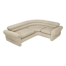 Sofá de canto insuflável 257x203x76 cm Intex 68575NP