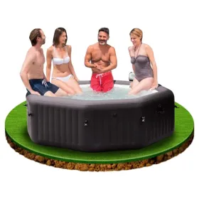 PureSpa Octogonal Jets Castanho Bege 216x71 Intex 55019