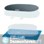Piscina Intex Oval Frame 610x366x122 cm Set Completo 26194