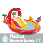 Centro de Jogos Aquáticos Dino Feliz 259x165x107 cm Intex 57160