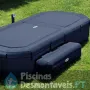 PureSpa Borbulhas com Piscina 386x183x71 Cobalto Intex 28492