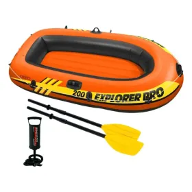 Barco Explorer Pro 200 com Remos e Bomba 196x102x33 58357
