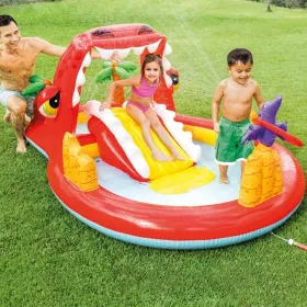 Centro de Jogos Aquáticos Dino Feliz 259x165x107 cm Intex 57160