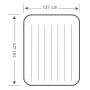 Cama Insuflável Pillow Rest 137x191x23 cm Intex 66780