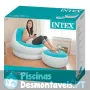 Poltrona com Apoio para Pés Insuflável Intex Azul 75849