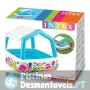 Piscina Insuflável com Toldo 157x157x122 Intex 57470NP