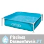 Piscina Mini Frame Azul 122x122x30 cm 57173NP