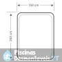 Cama de Ar Dura-Beam Plus com Bomba 152x203x51 cm Intex 64470