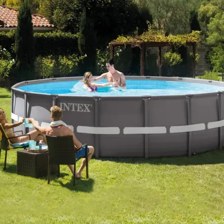 Piscina Intex Ultra Frame 488x122 cm Set Filtro de Areia 26324NP