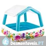 Piscina Insuflável com Toldo 157x157x122 Intex 57470NP