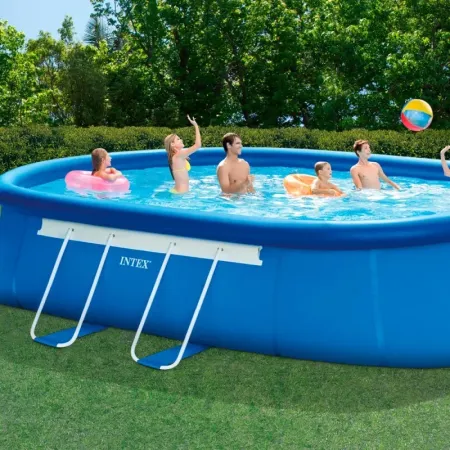 Piscina Intex Oval Frame 610x366x122 cm Set Completo 26194