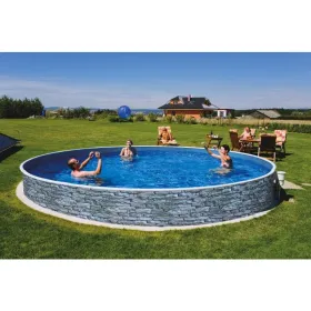 Piscina Azuro Imitação Pedra 460x120