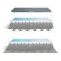 Piscina Intex Retangular Ultra Frame 732x366x132 cm 26362