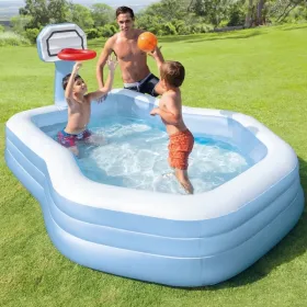 Piscina canasta Basketball 257x188x13 cm Intex 57183NP
