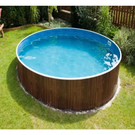 Piscina Azuro Imitação Madeira 360x120