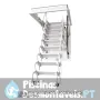 Escada Escamoteável Metálica LX Lacada para Sótãos