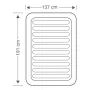 Cama de Ar Premaire com bomba 137x191x46 cm Intex 64904