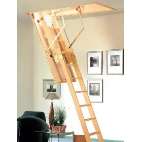 Escada Escamoteável de Madeira Cadet 2 ISO para Sótãos