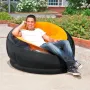 Poltrona Insuflável Empire Laranja 112x109x69 cm Intex 75851
