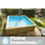 Piscina Tropic Junior 226x226x68 cm Procopi