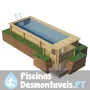 Piscina Urbaine 600x250x133 cm Procopi
