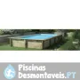 Piscina Weva Retangular 653x353x133 cm Procopi