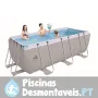 Piscina Jilong Passaat Tubular Cinzenta 400x200x99 cm 17726FR