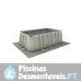 Piscina Jilong Passaat Tubular Cinzenta 400x200x99 cm 17726FR