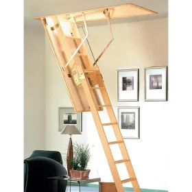 Escada Escamoteável de Madeira Cadet 2 ISO para Sótãos