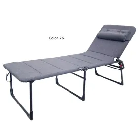 Cama extra larga natur elegant de alumínio pintado