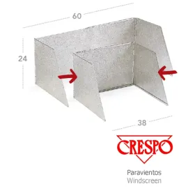 Para-vento extensível altura 24