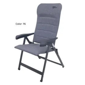 Poltrona multiposições natur elegant em alumínio pintado