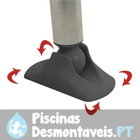 Poltrona Air-Deluxe de alumínio com 7 posições