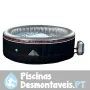 Spa Netspa Montana Preto 6 Pessoas 204x70 cm SP-MTA165B