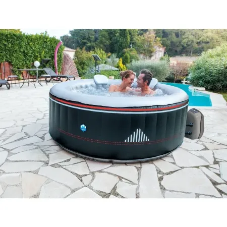 Spa Netspa Montana Preto 4 Pessoas 175x70 cm SP-MTA135B