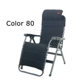 Espreguiçadeira Air-Deluxe grande relax elástica e encosto de cabeça compact