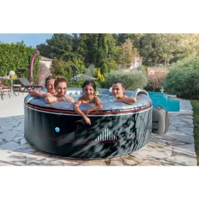 Spa Netspa Montana Preto 6 Pessoas 204x70 cm SP-MTA165B