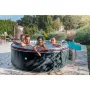 Spa Netspa Montana Preto 6 Pessoas 204x70 cm SP-MTA165B