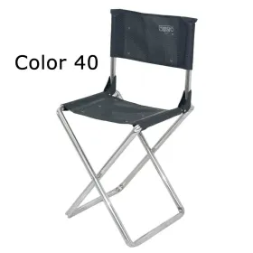 Banco dobrável super grande com encosto de alumínio e multifibra