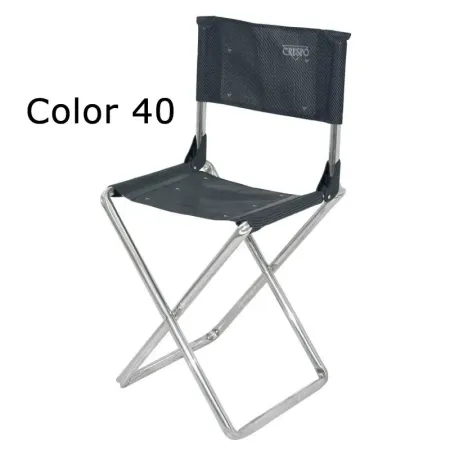 Banco dobrável super grande com encosto de alumínio e multifibra