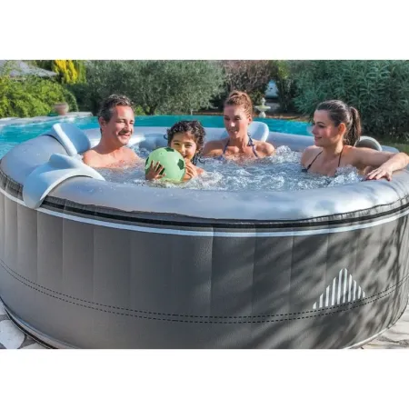 Spa Netspa Malibú Cinza 6 Pessoas 204x70 cm SP-MBU165B