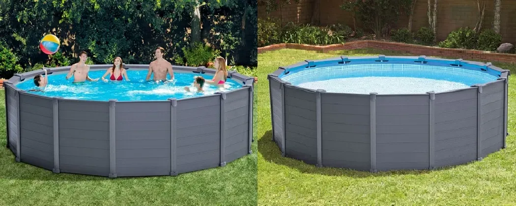 Piscinas Intex Graphite Grey Panel