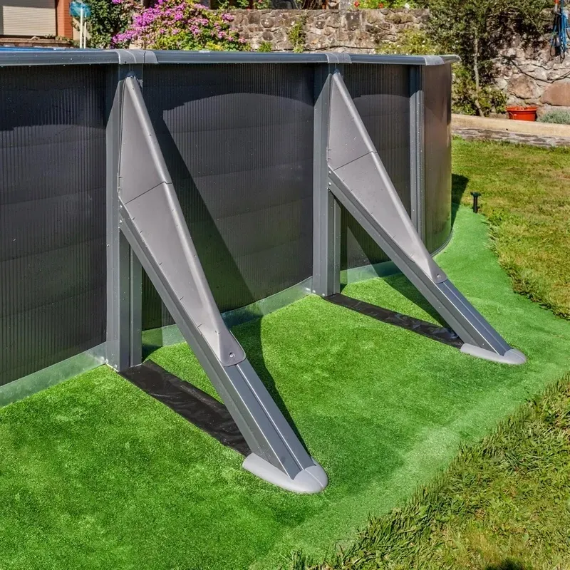 Onde pode instalar uma piscina de aço