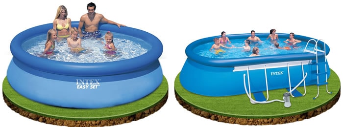 Piscinas Intex Easy Set, ninguém dá-lhe mais por menos Piscinas Intex Easy Set